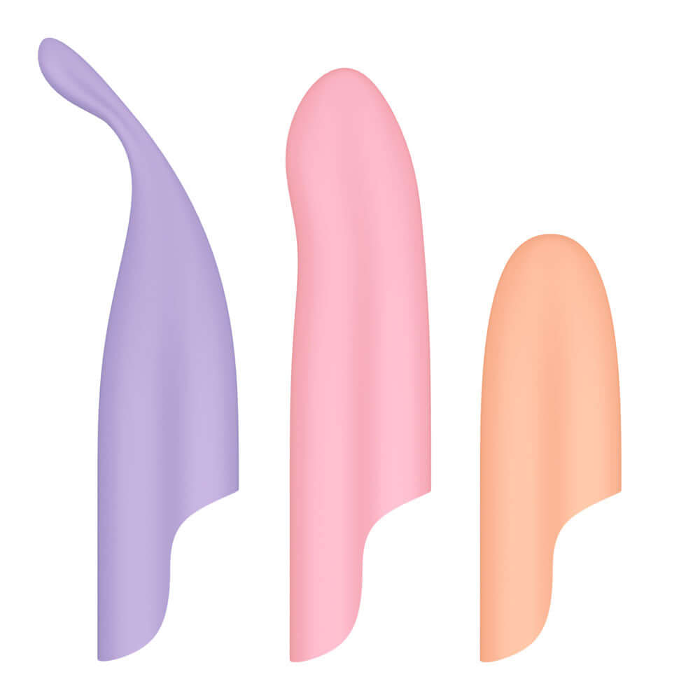 Satisfyer Playful Four - Coloured USB Rechargeable Vibrator with 4 Interchangeable
